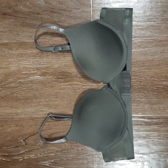 (34B) Tahari Metallic Padded Support Underwire Bra Intimates Dainty Essentials - Picture 1 of 9